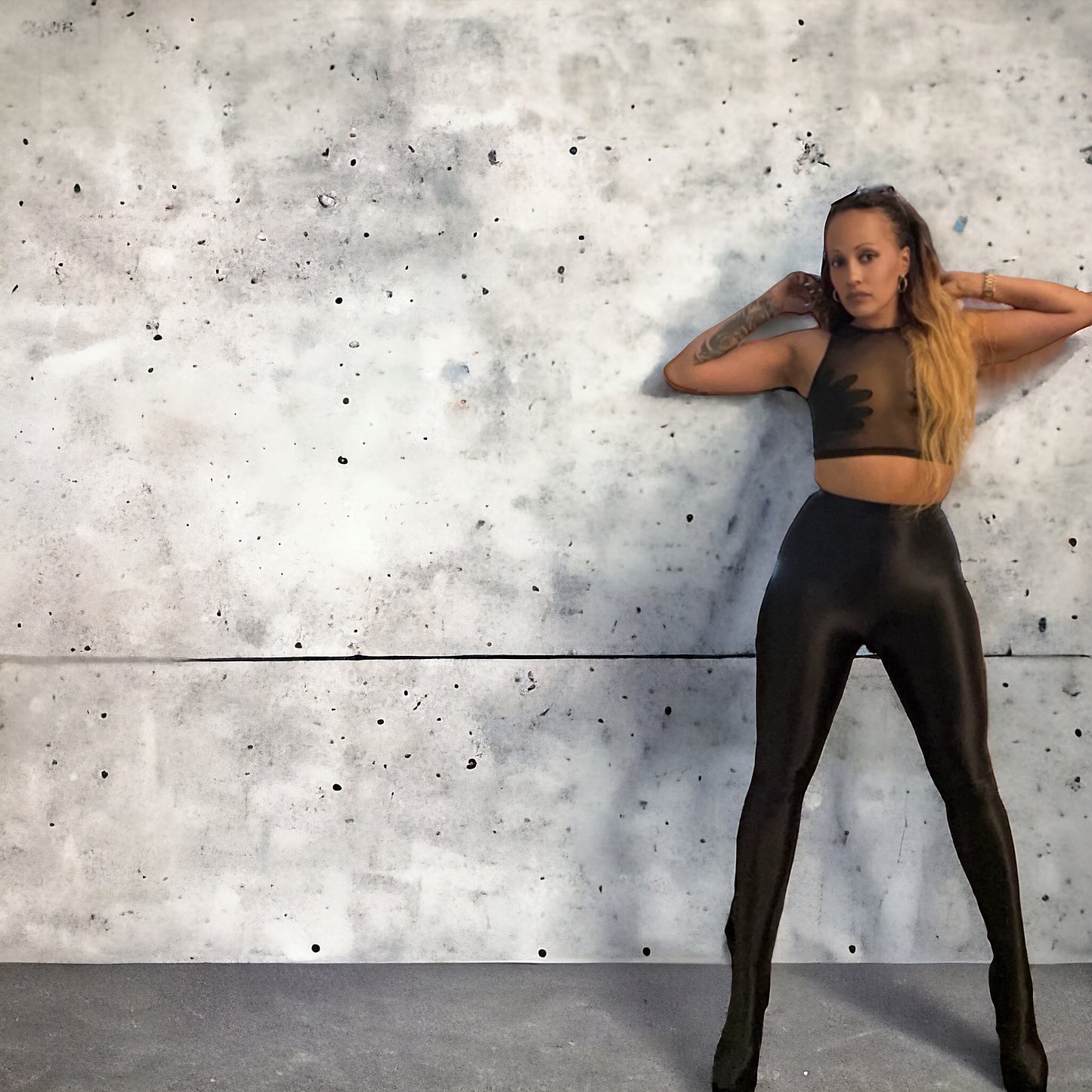 Black boot pants